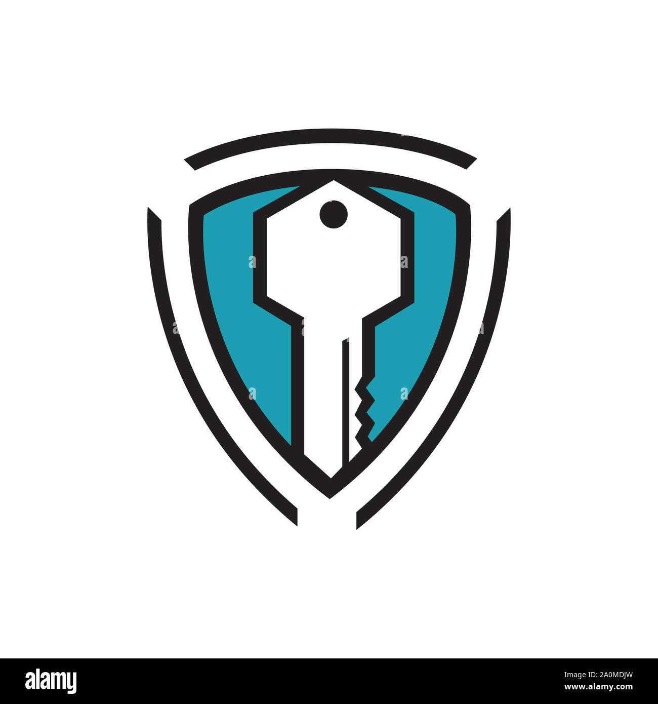 Abstract simbolo della società di sicurezza scudo logo design illustrazioni  vettoriali Immagine e Vettoriale - Alamy