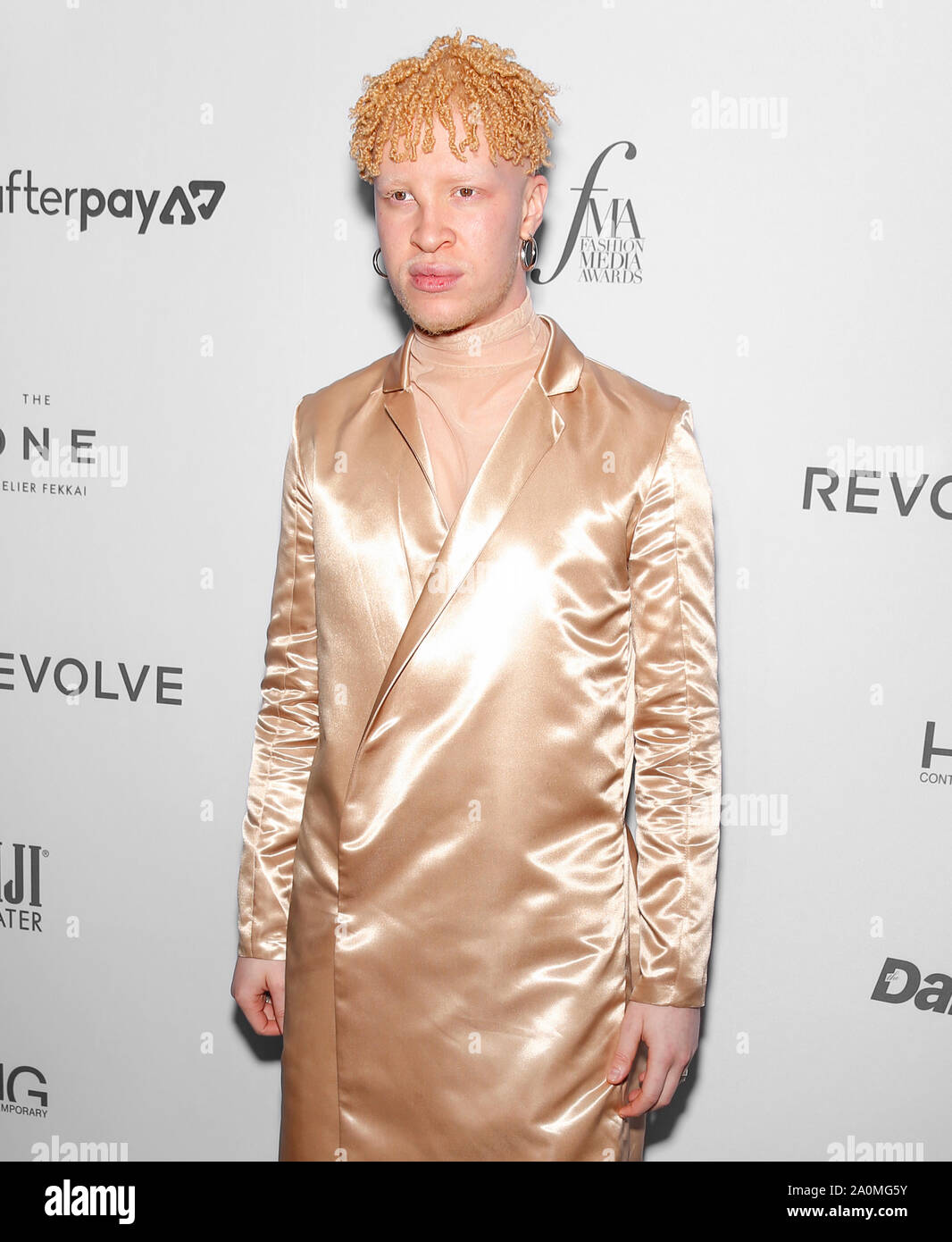 NEW YORK, NY - 05 Settembre 2019: Shaun Ross assiste il quotidiano della bancata anteriore 7 della moda annuale Media Awards di Rainbow Room Foto Stock