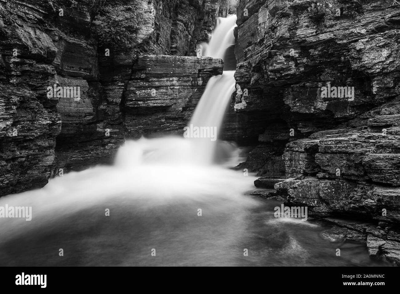 Santa Maria cade Trail, il Glacier National Park Foto Stock