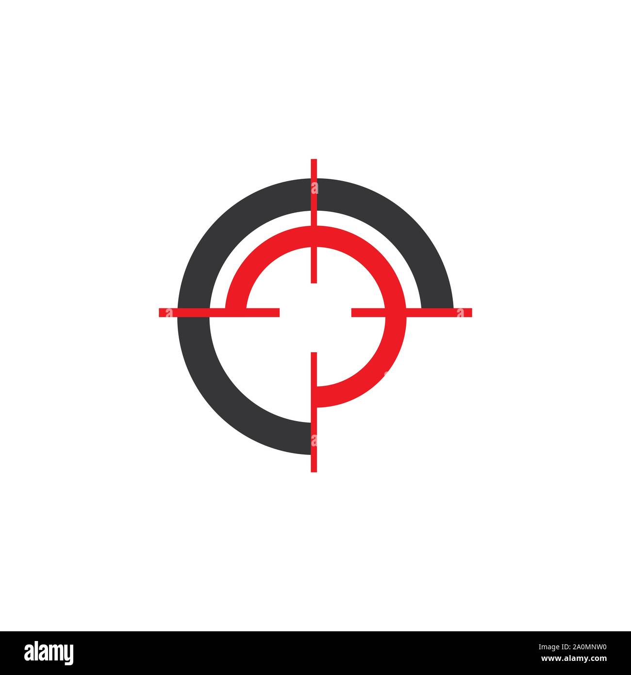 Creative elegante destinazione vettore logo design concept illustrazione Illustrazione Vettoriale