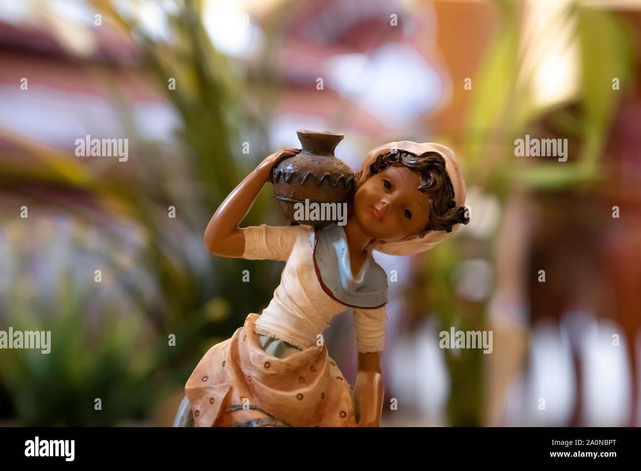 Un lavoro duro donna doll Foto Stock