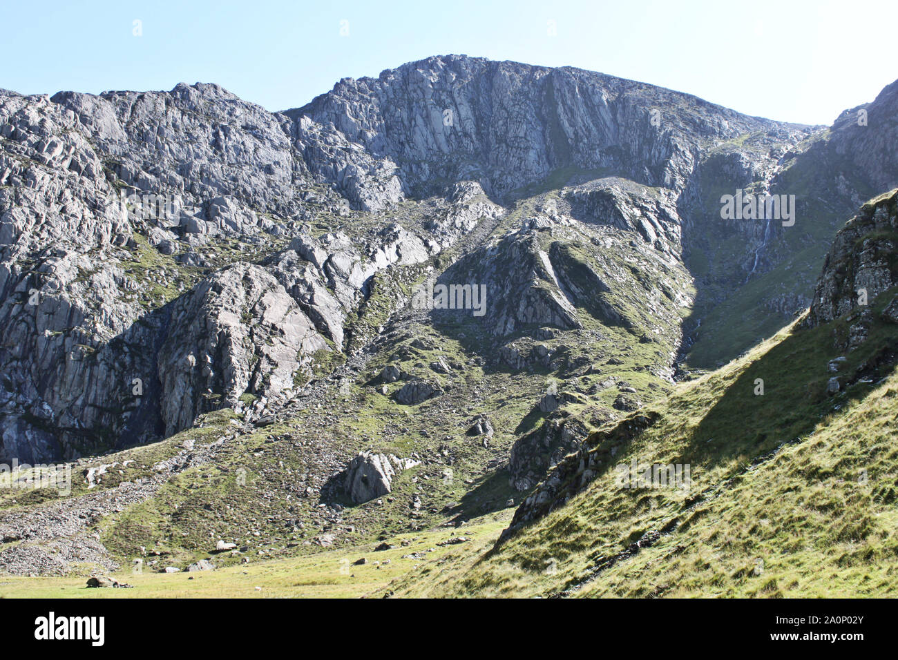 Una vista del Welsh montagne vicino Snowdon Foto Stock