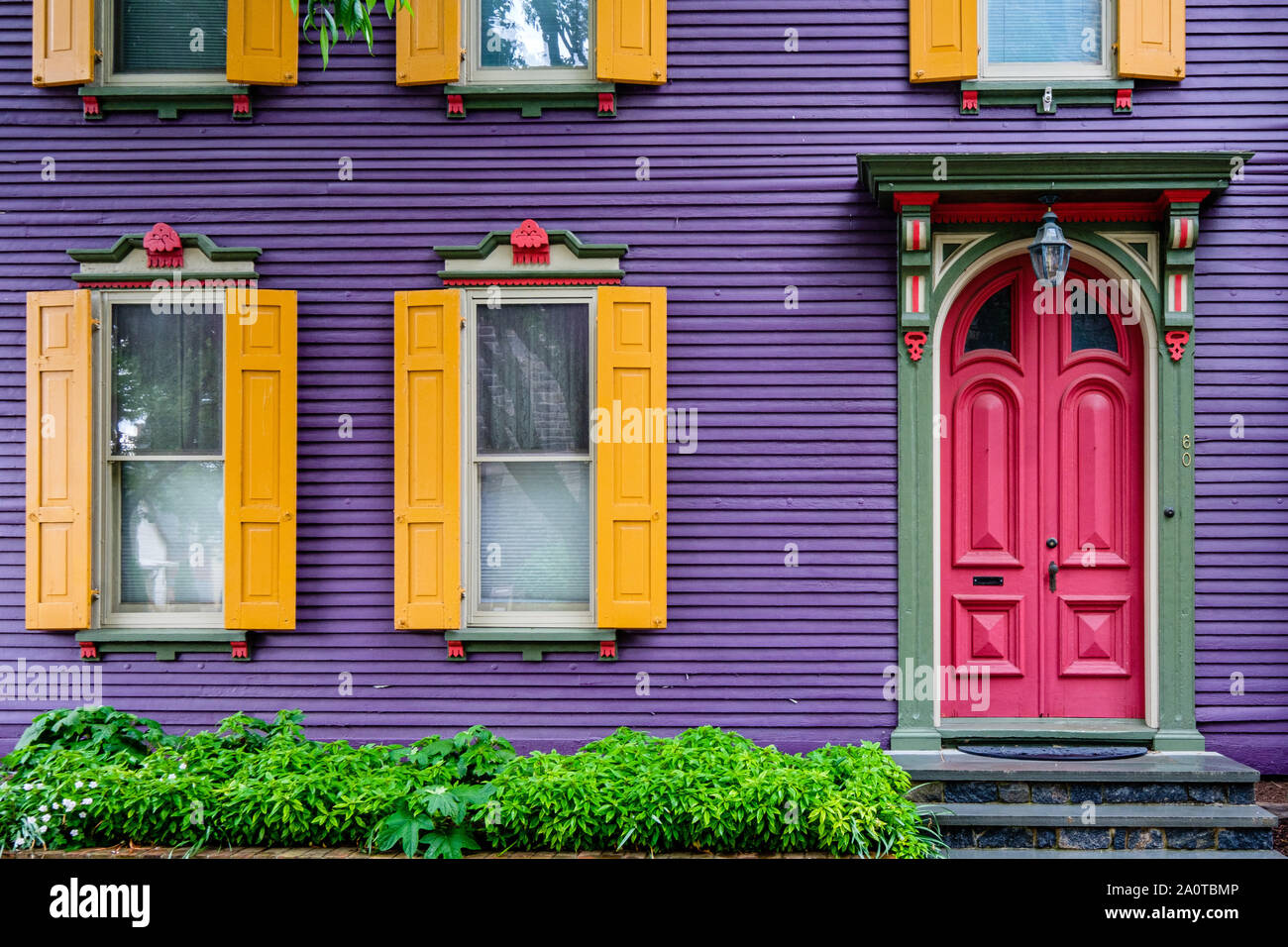 Residenza privata, 60 South 3rd Street, Lewsiburg, Pennsylvania Foto Stock