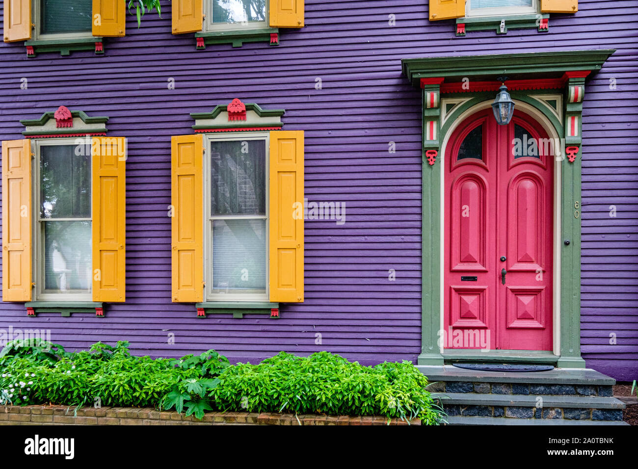 Residenza privata, 60 South 3rd Street, Lewsiburg, Pennsylvania Foto Stock