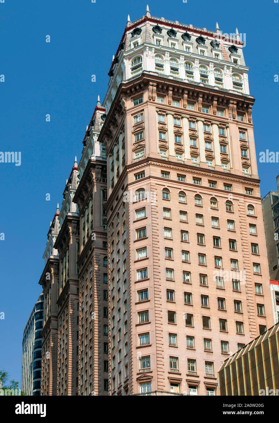 L'edificio Marttinelli in São Paulo, Brasile. Foto Stock