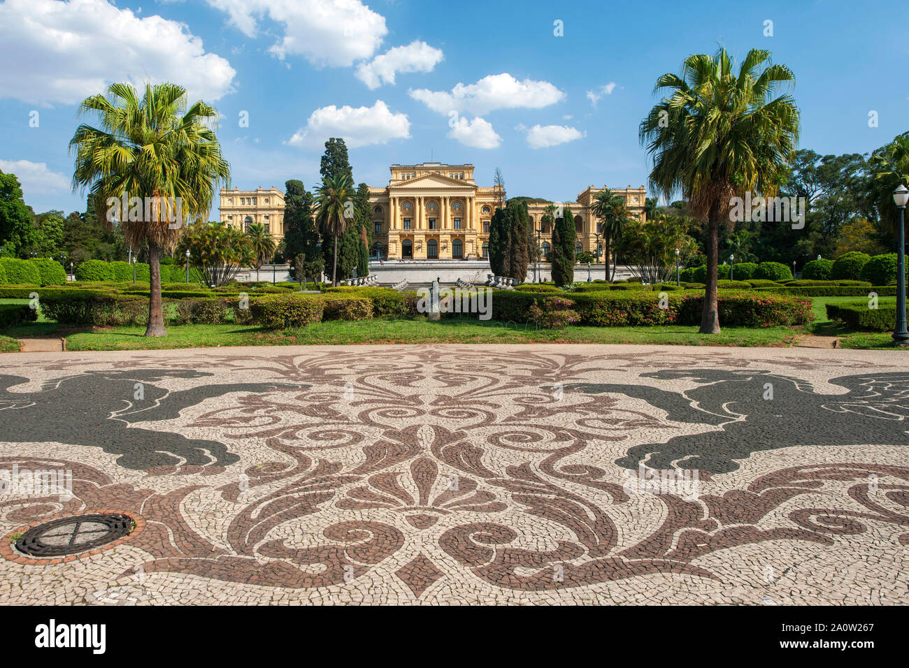 Parque da Independência in Ipiranga di São Paulo, Brasile. Foto Stock