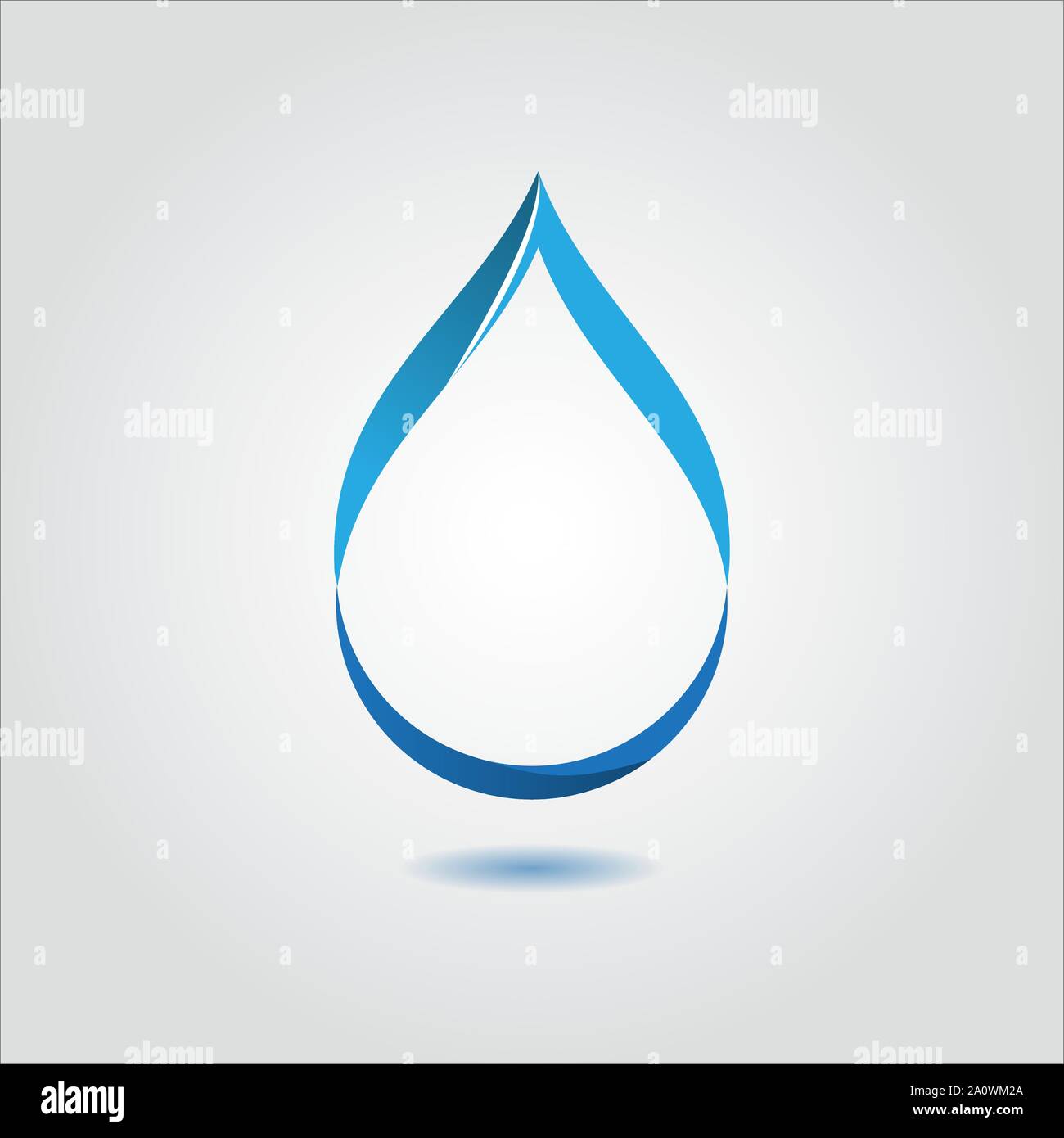 Acqua goccia di liquido fresco Aqua logo a forma di onda modello icona pulire EPS vettoriali 10 per business card ETC Illustrazione Vettoriale