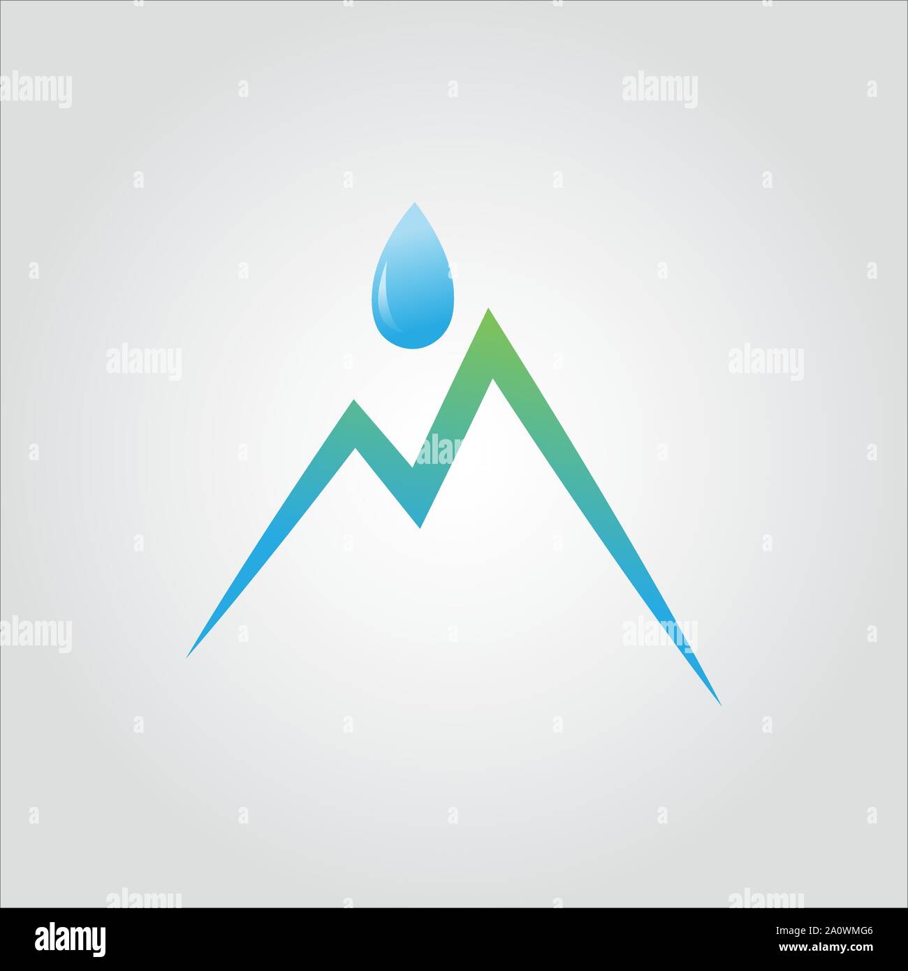 Acqua goccia di liquido fresco Aqua logo a forma di onda modello icona pulire EPS vettoriali 10 per business card ETC Illustrazione Vettoriale