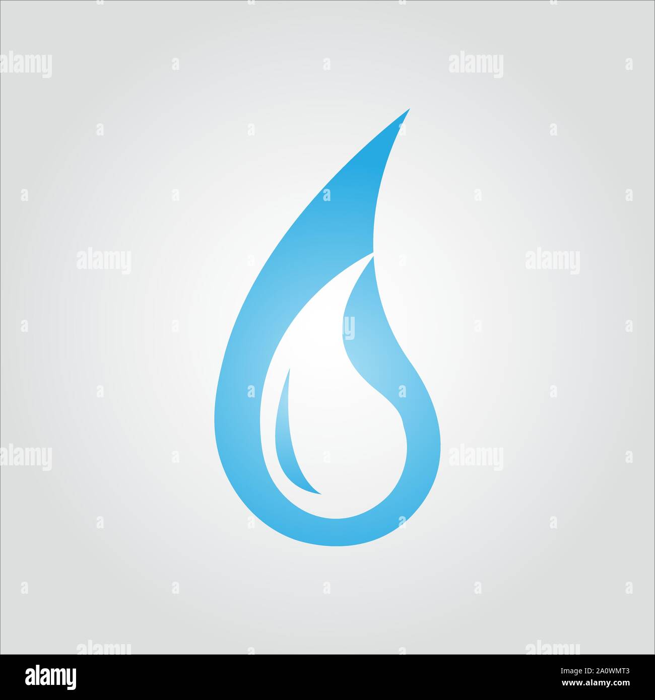 Acqua goccia di liquido fresco Aqua logo a forma di onda modello icona pulire EPS vettoriali 10 per business card ETC Illustrazione Vettoriale