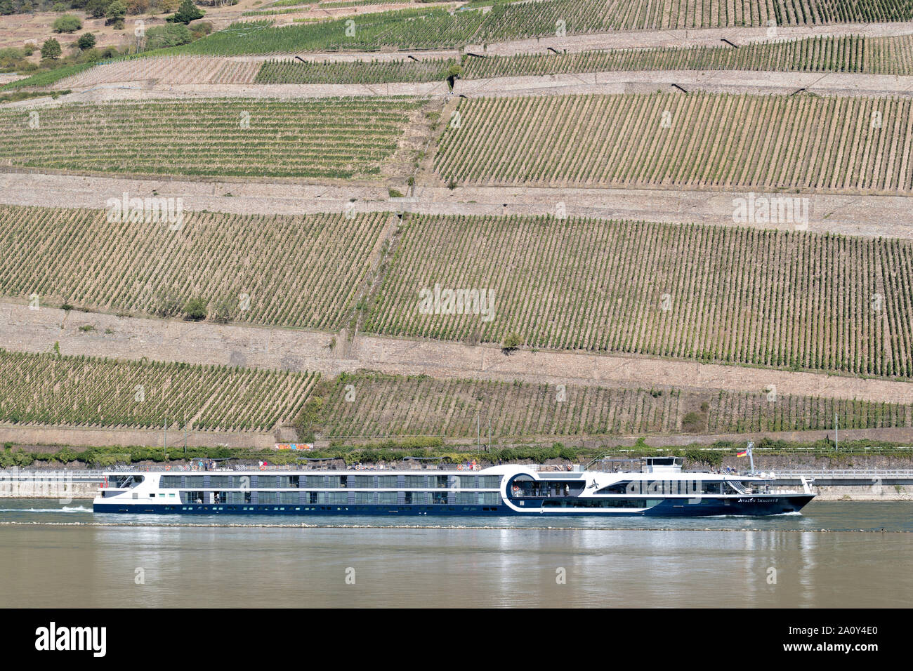 River Cruise Ship AVALON IMAGERY II. Avalon vie navigabili è una crociera sul fiume società posseduta dal Globus famiglia di marchi. Foto Stock