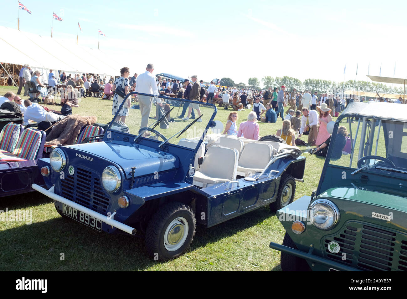 Settembre 2019 - Classic min moke car collezione al Goodwood Revival Foto Stock