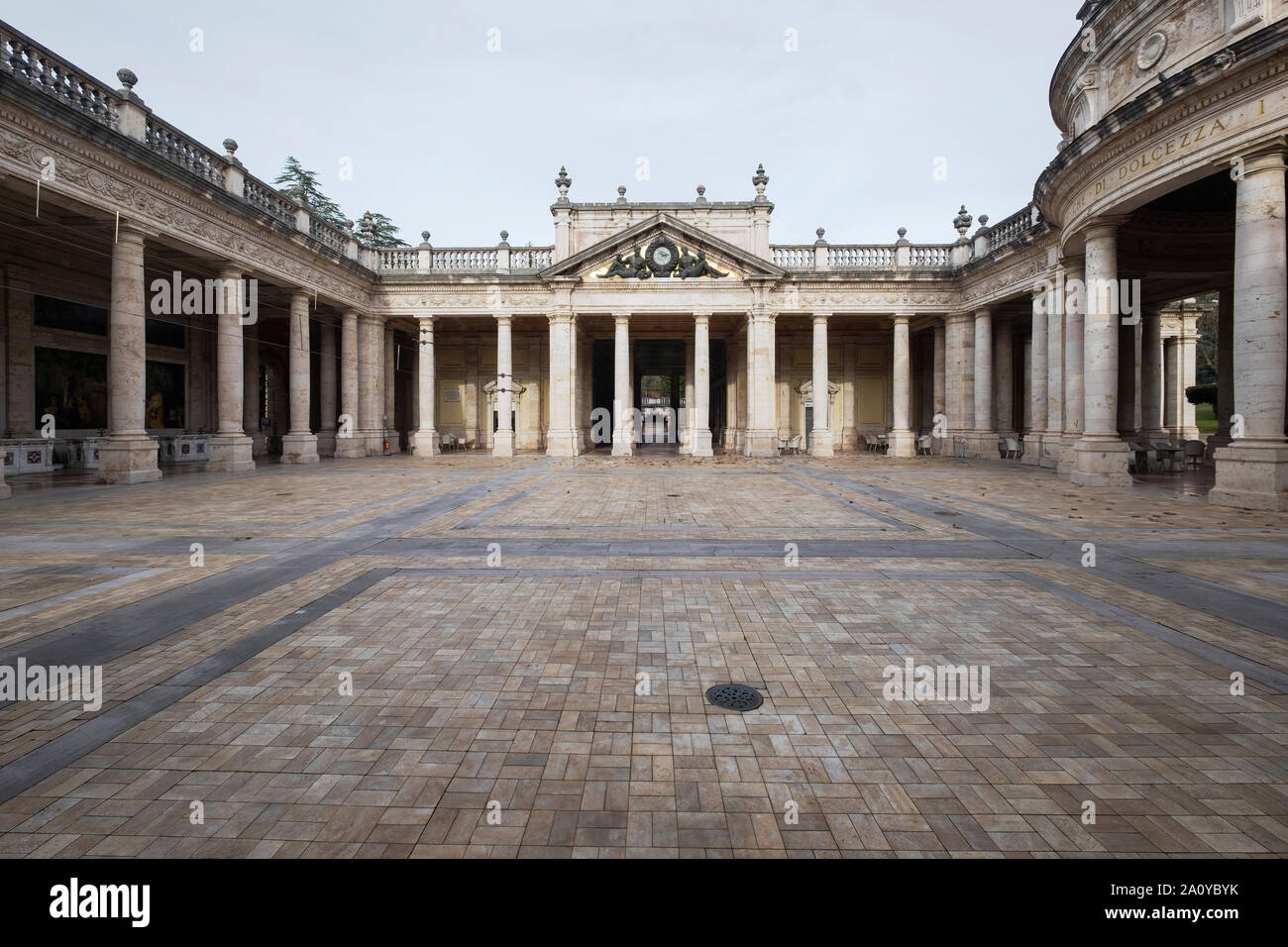 Tettuccio bagni termali di Montecatini Terme, in provincia di Pistoia,Toscana, Italia, Foto Stock