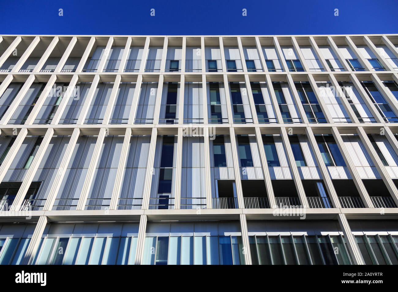 Dettaglio della città di Glasgow College dalla Cattedrale Street Foto Stock