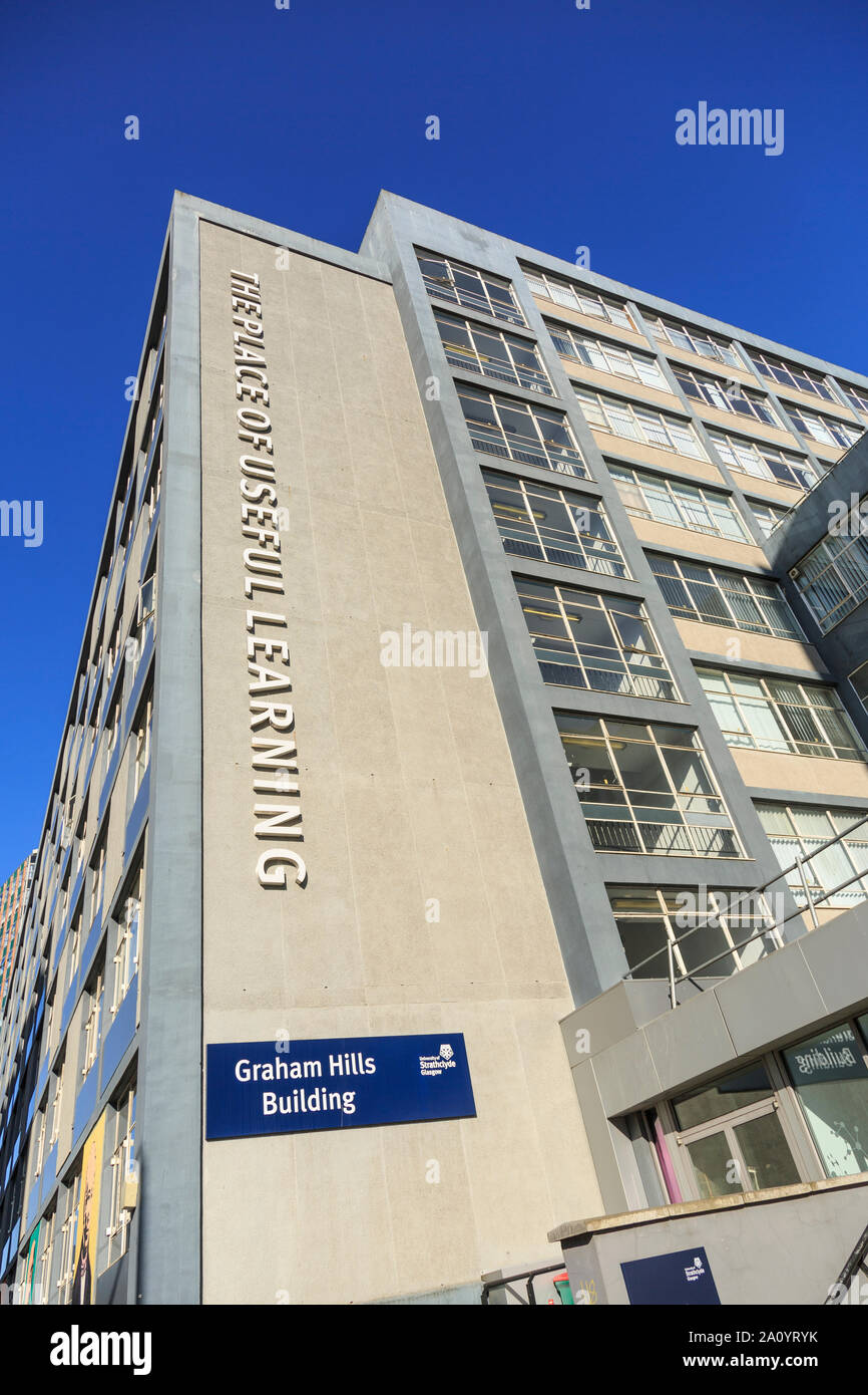 La Graham Hills edificio che è parte della Università di Strathclyde John Anderson Campus Foto Stock