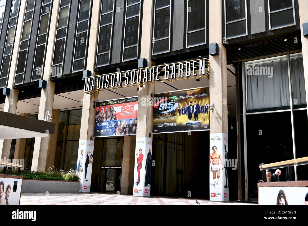 Il Madison Square Garden di New York, Stati Uniti d'America Foto Stock