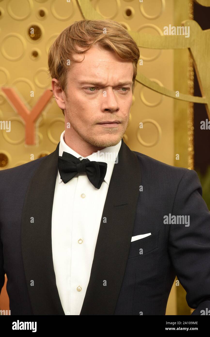 Alfie Allen presso gli arrivi per 71st Primetime Emmy Awards - Gli arrivi 3, Microsoft Theatre, Los Angeles, CA il 22 settembre 2019. Foto di: Priscilla concedere/Everett Collection Foto Stock