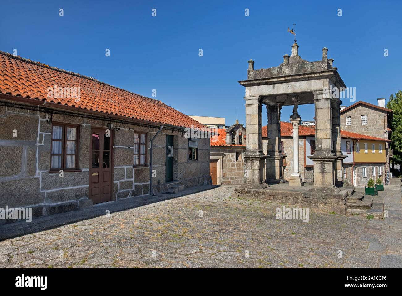 Santuario stradale Guimarães Portogallo Foto Stock