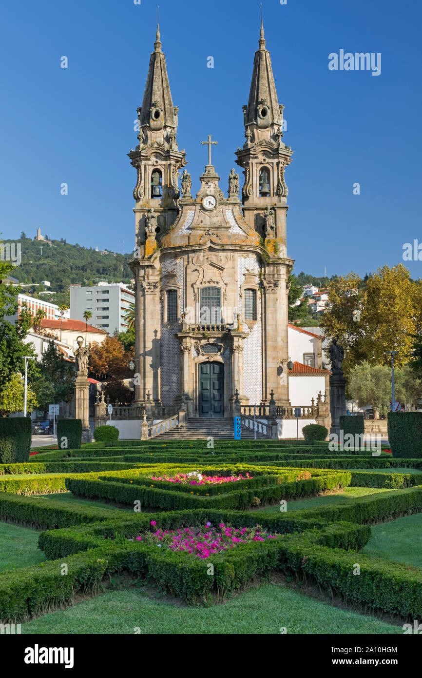 Igreja de Nossa Senhora da Consolação Guimarães Portogallo Foto Stock