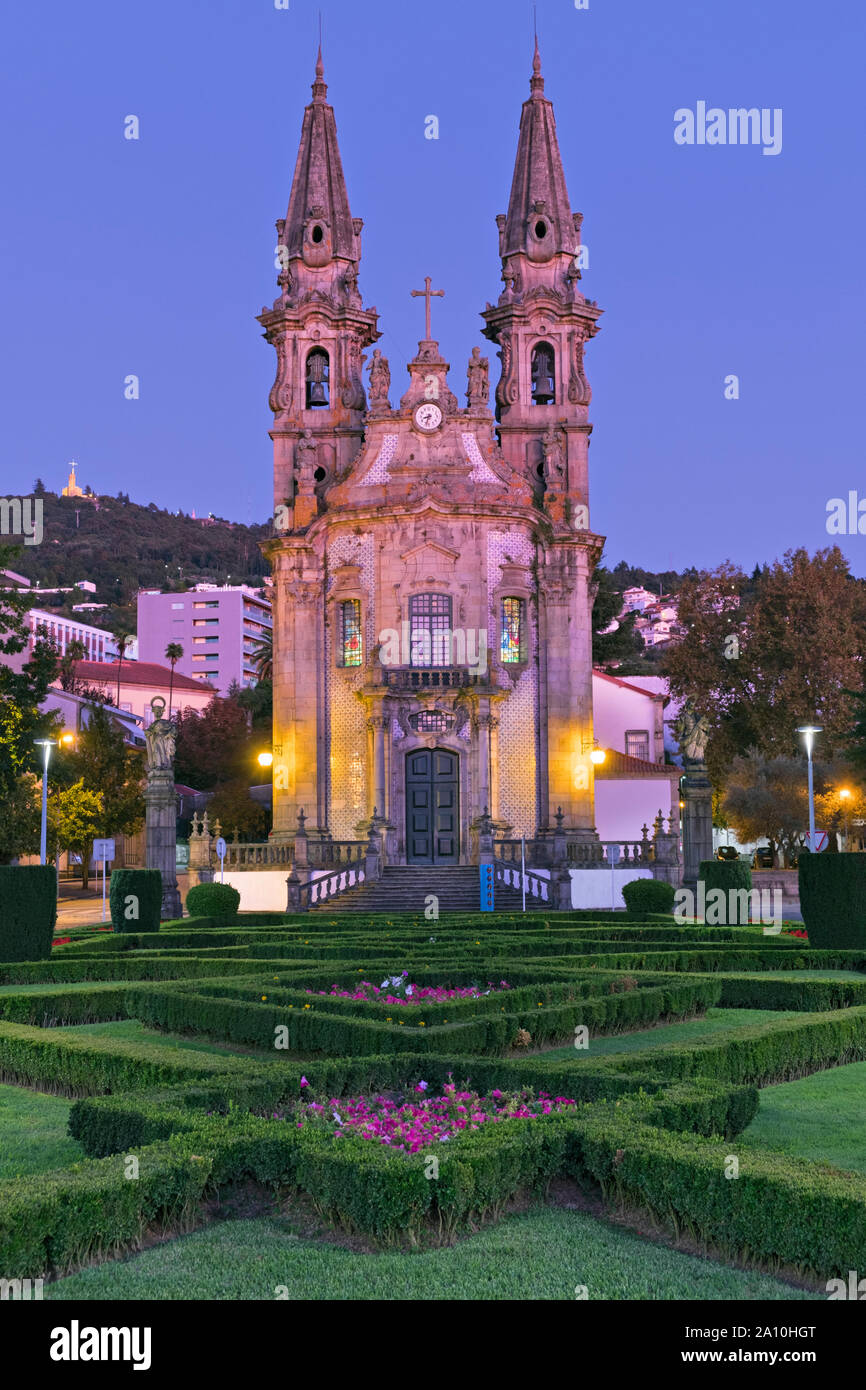 Igreja de Nossa Senhora da Consolação Guimarães Portogallo Foto Stock