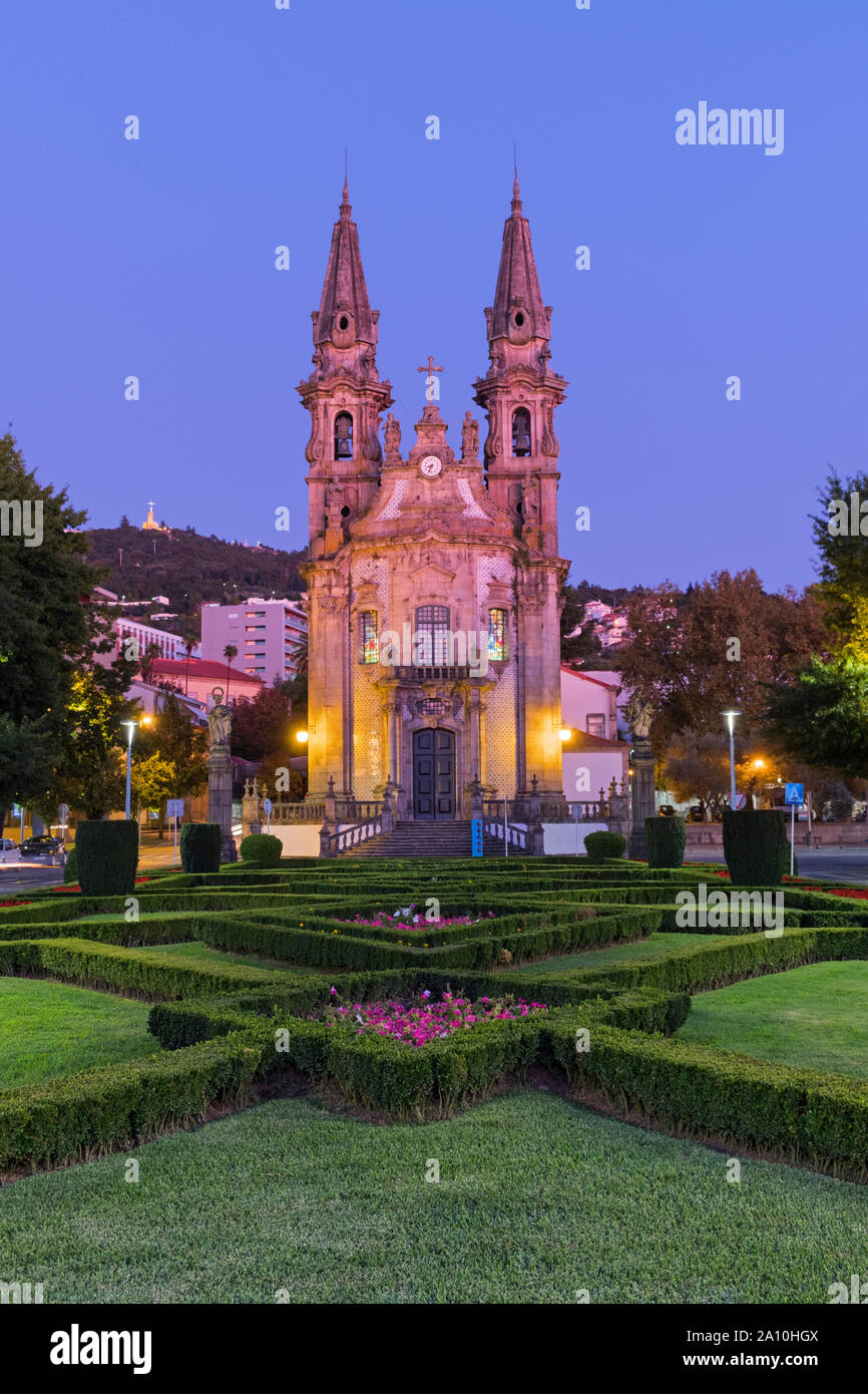 Igreja de Nossa Senhora da Consolação Guimarães Portogallo Foto Stock