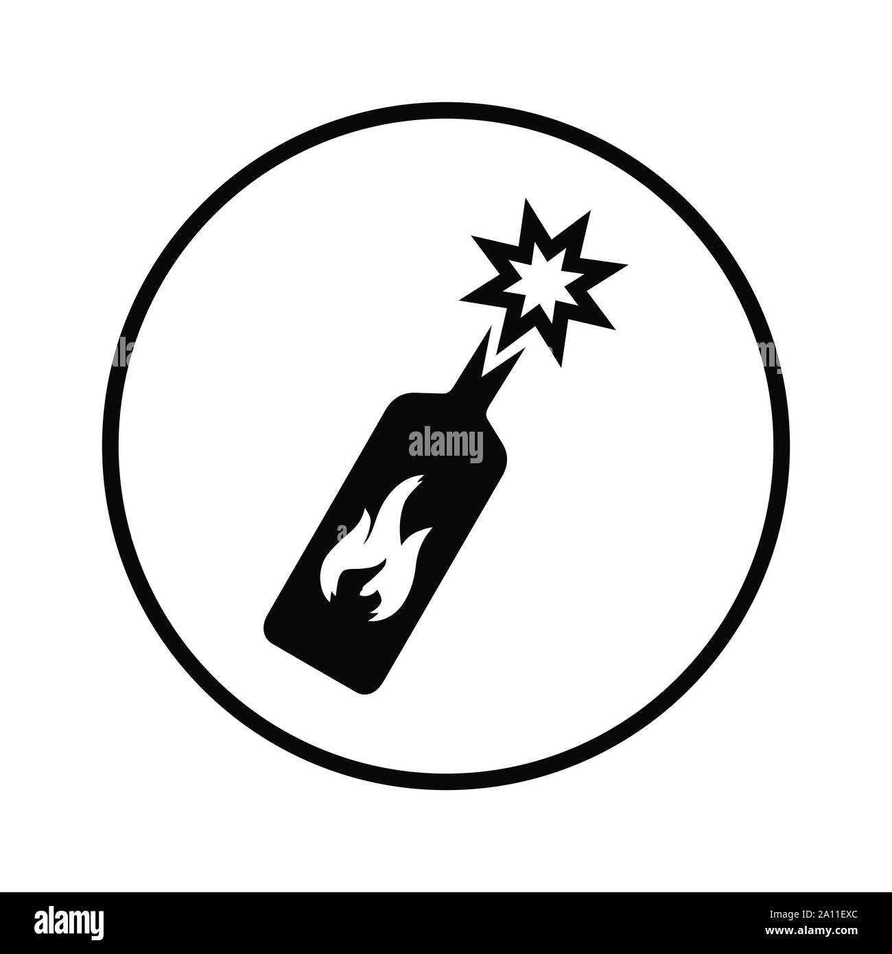 Bomb, attacco, esplosione, Dynamite, TNT icona. Ben organizzati e completamente modificabile vettore. Illustrazione Vettoriale