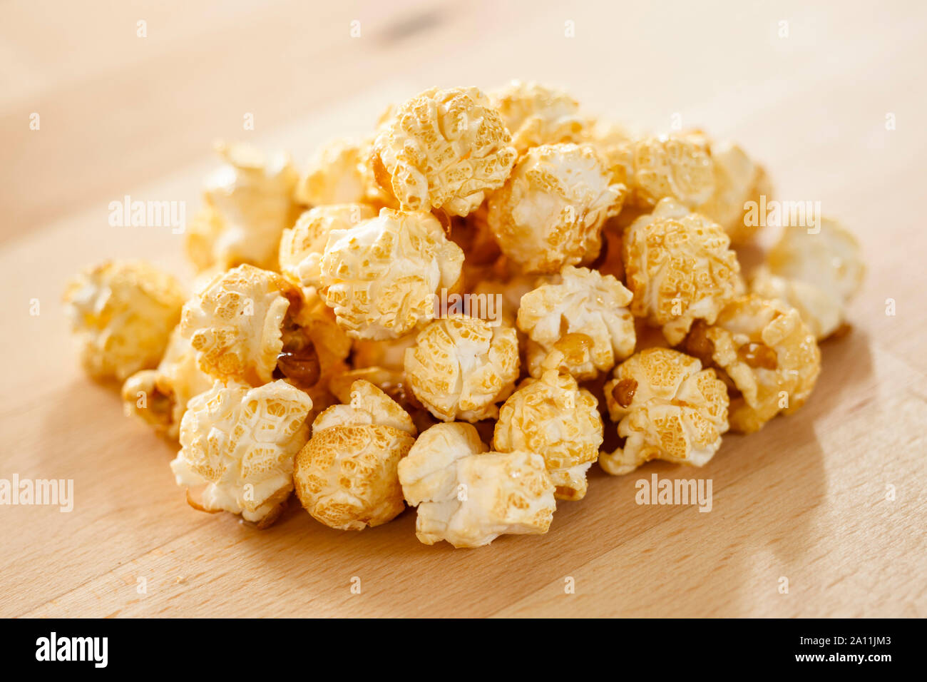Pila di pop-corn Foto Stock