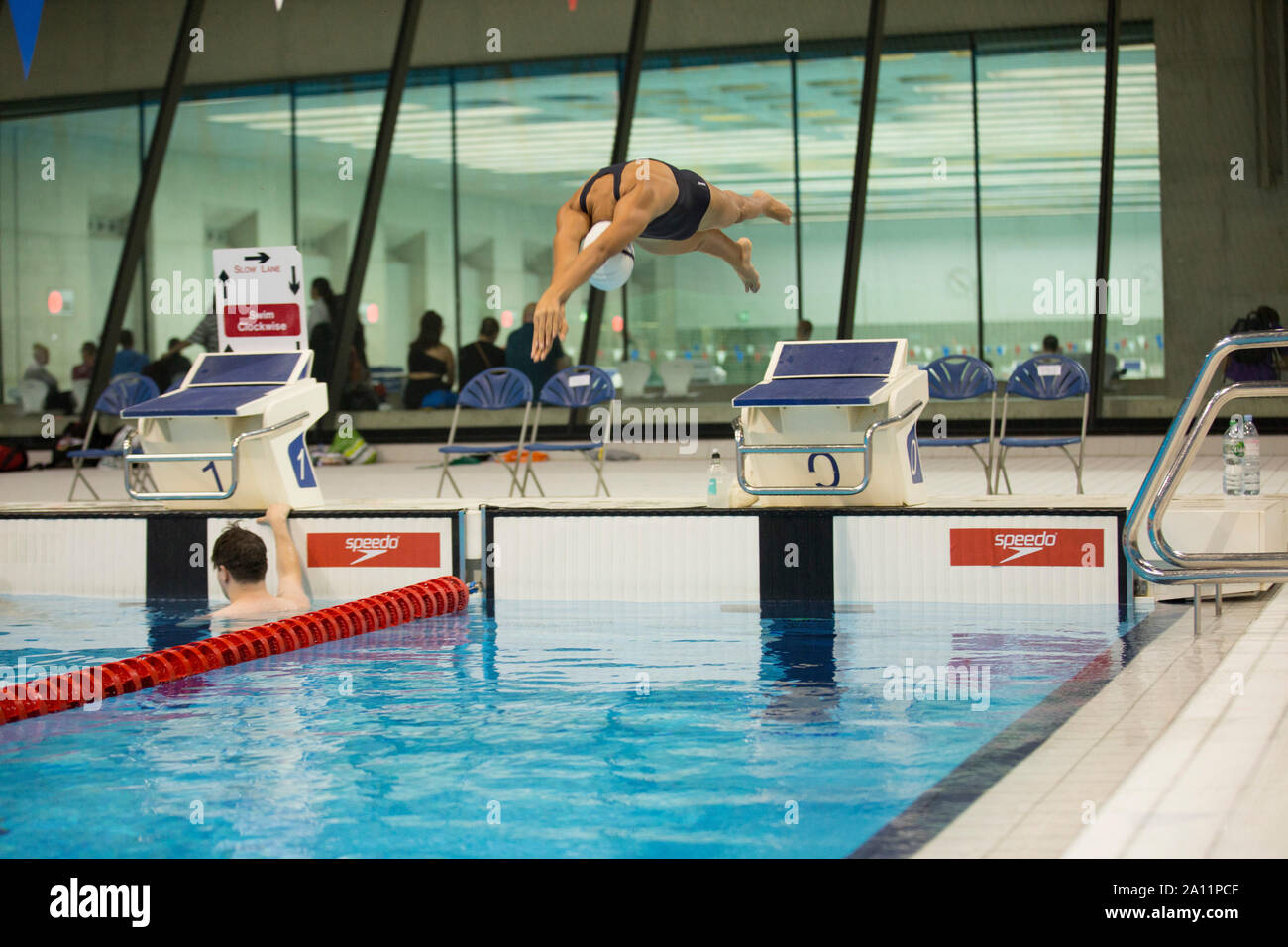Mondo Para Nuoto Campionati di Allianz Foto Stock
