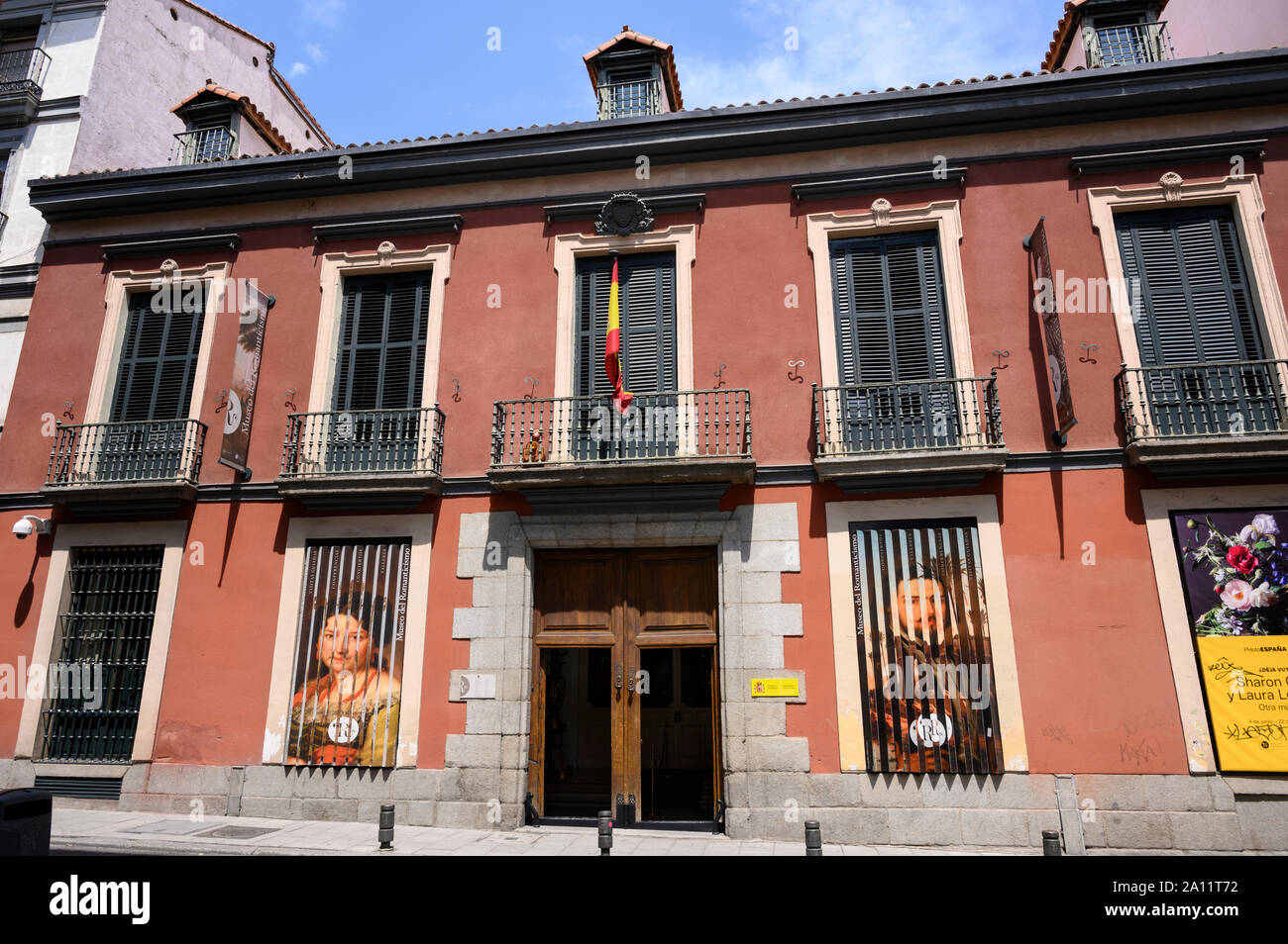 Madrid. Spagna. Museo del Romanticismo (Museo del Romanticismo), ospitato in un edificio del XVIII secolo in stile neo-classico palace una volta di proprietà del Marchese di Matallanare Foto Stock