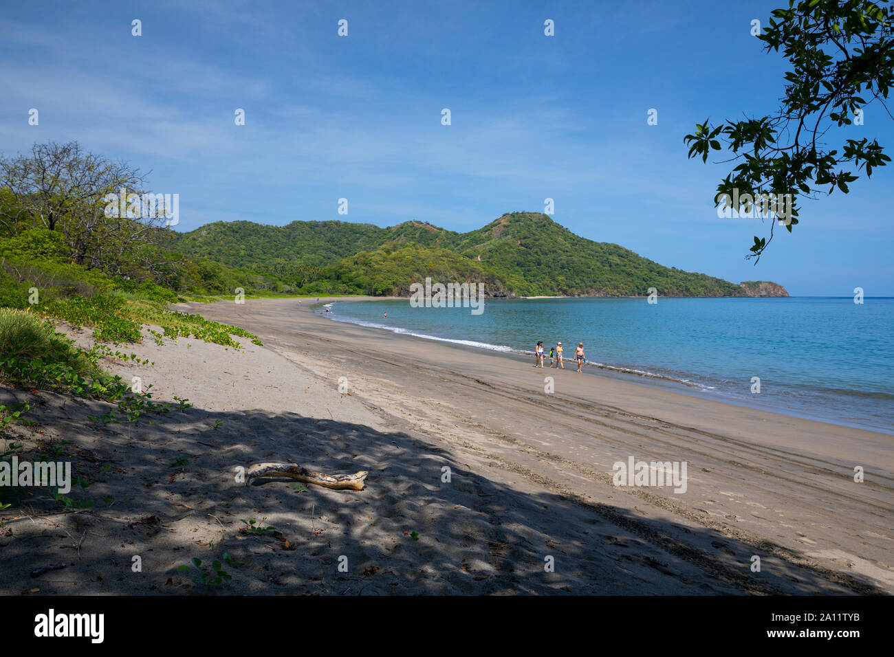 Matapalo Beacho vicino al RIU Guanacaste e Riu Palace Hotel, Costa Rica Foto Stock