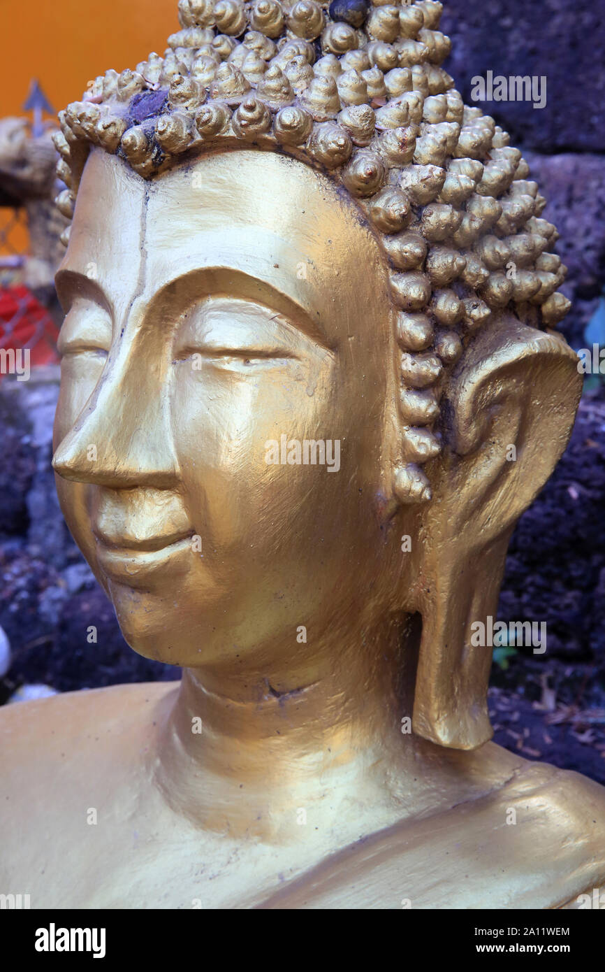 Bouddha. Wat Simuong. Wat Si Muang. Vientiane. Laos. / Buddha. Wat Simuong. Wat Si Muang. Vientiane. Laos. Foto Stock