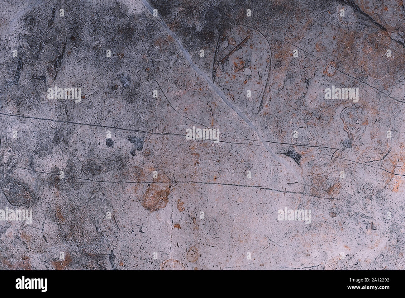 Marmo grigio texture. Naturale di pietra modellato per lo sfondo, copia di spazio e di design. Abstract marmo superficie di pietra Foto Stock