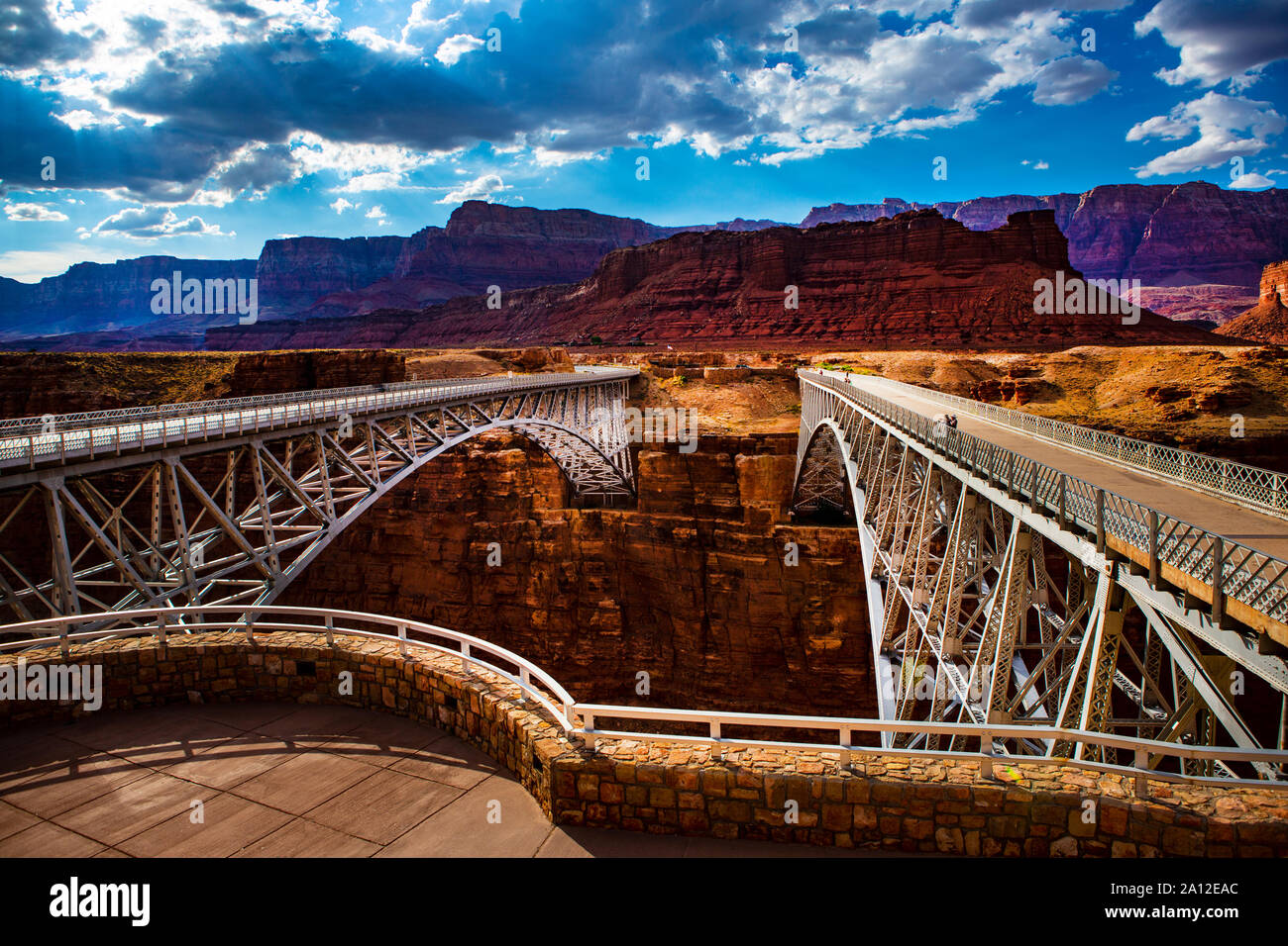 Marble Canyon Bridge Arizona / USA Foto Stock