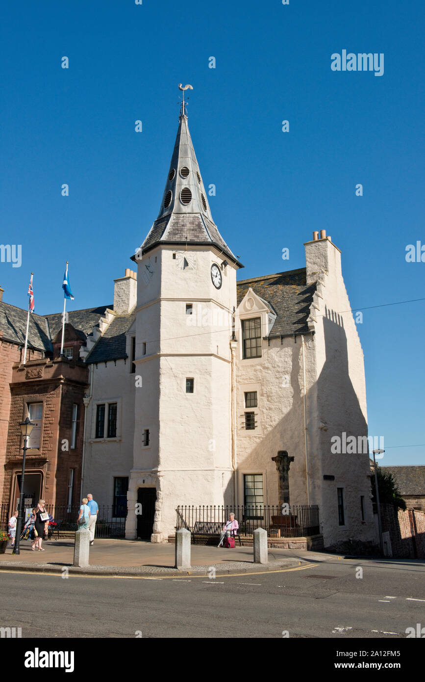 Dunbar Town House museo e galleria. High Street, Dunbar, Scozia Foto Stock