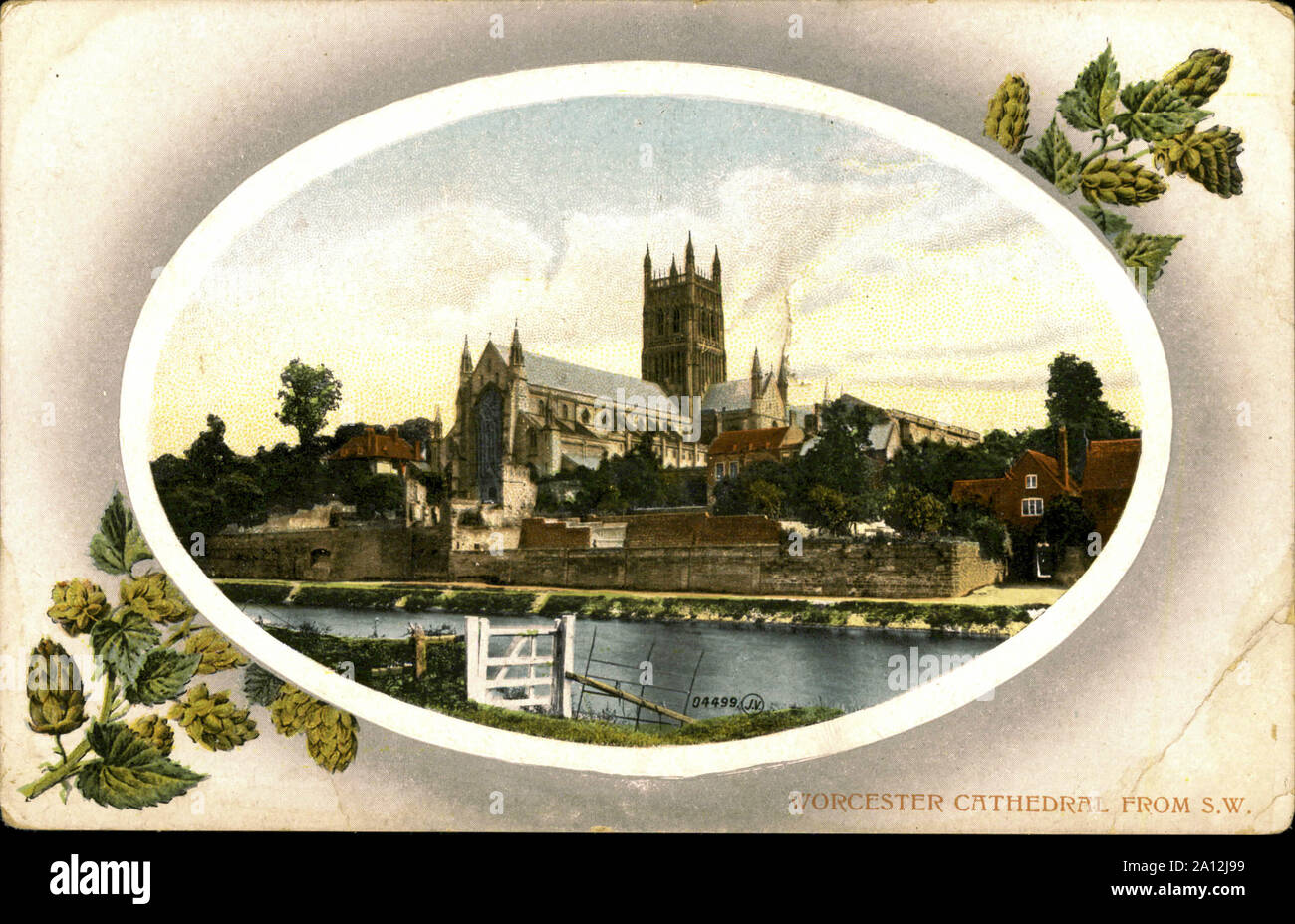 Molto vecchie cartoline per i collezionisti Foto Stock