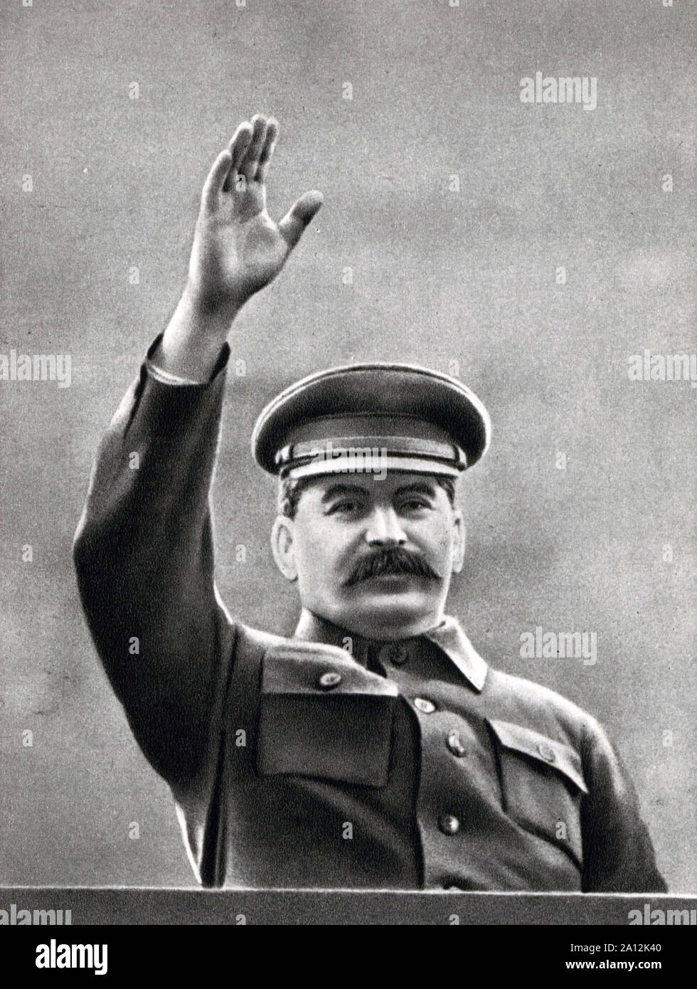 Vintage fotografia di Joseph Stalin Foto Stock