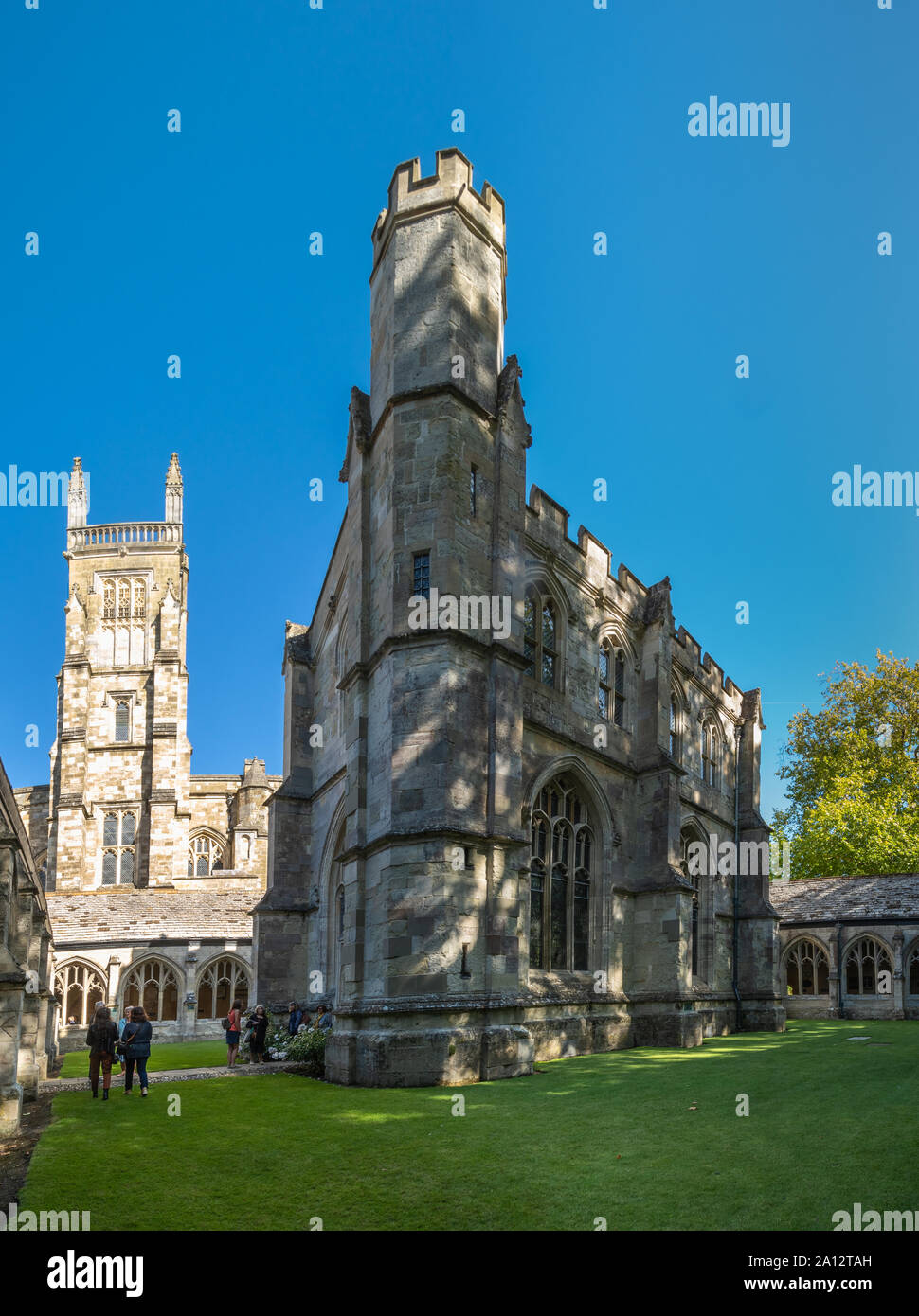 Winchester College, una storica ragazzi privato' school in Hampshire, Regno Unito Foto Stock