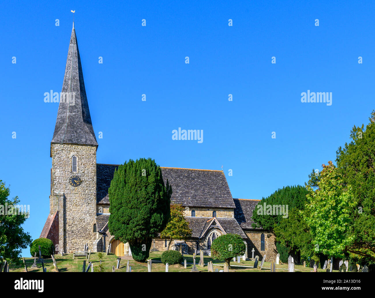 San Pietro ad Vincula chiesa parrocchiale di Wisborough Green, West Sussex, in Inghilterra, Regno Unito Foto Stock