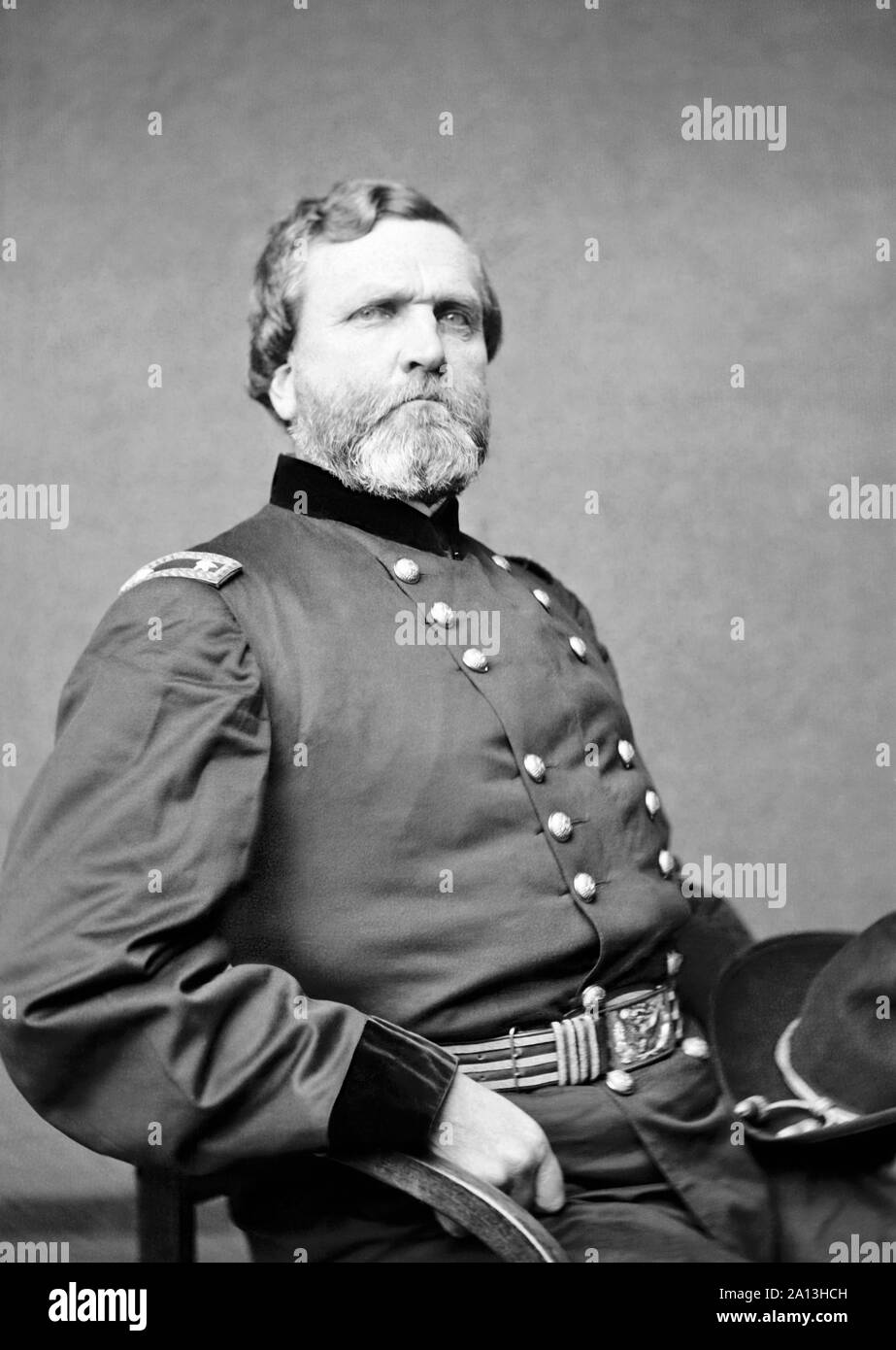 Ritratto di Unione generale George Henry Thomas. Foto Stock