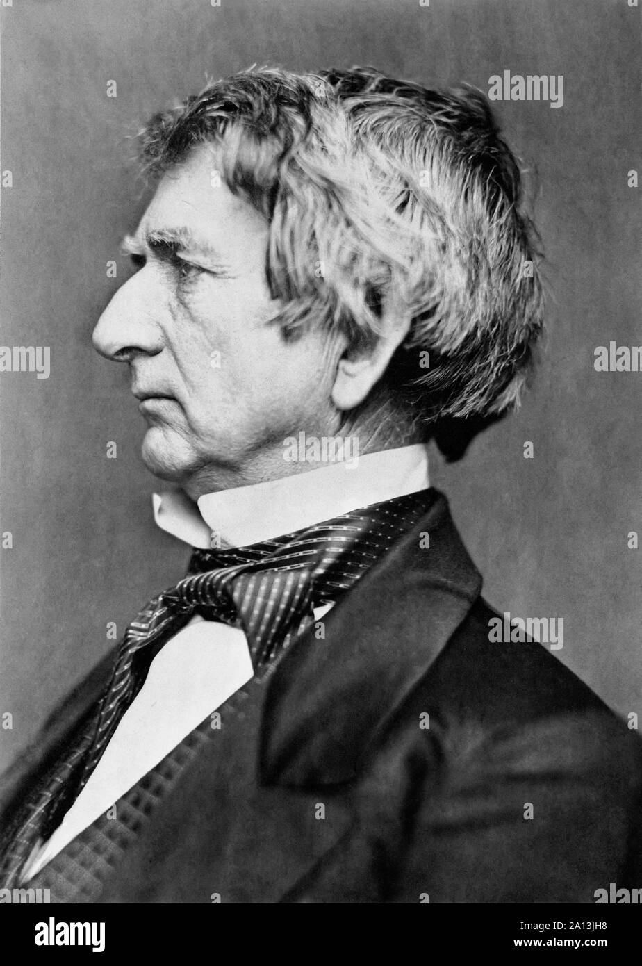 Ritratto di Stati Uniti Segretario di Stato William Seward H. Foto Stock