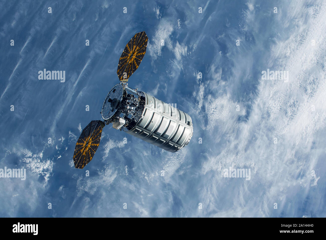 Separare il modulo spaziale, sul terreno.Gli elementi di questa immagine sono state arredate dalla NASA Foto Stock