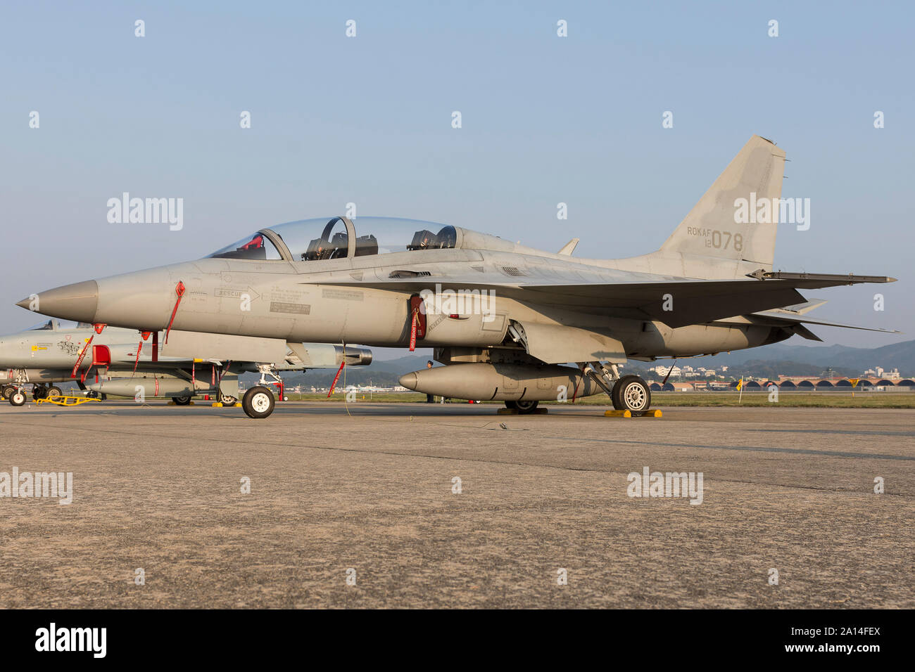 Repubblica di Corea Air Force FA-50 light attack fighter. Foto Stock