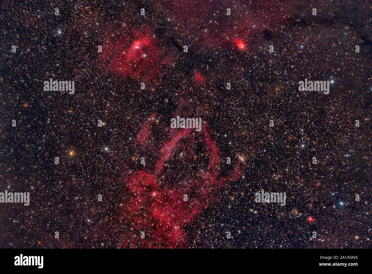 Bubble Nebula Foto Stock
