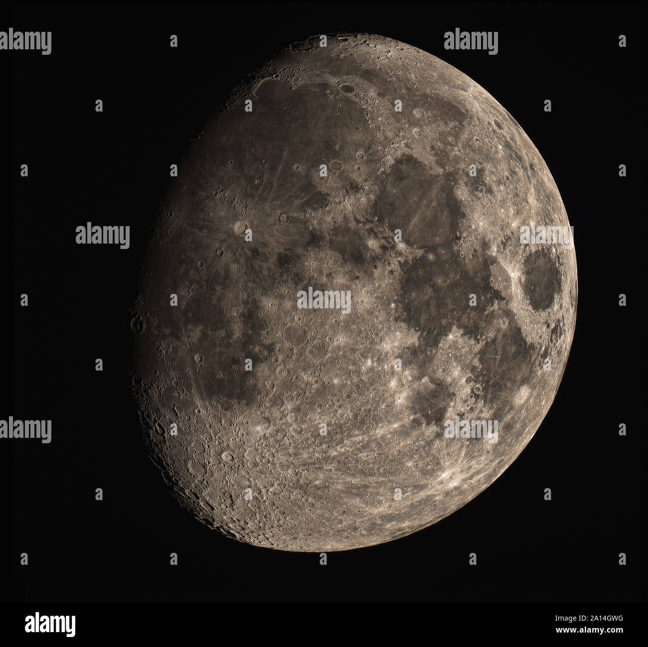 Luna crescente Foto Stock