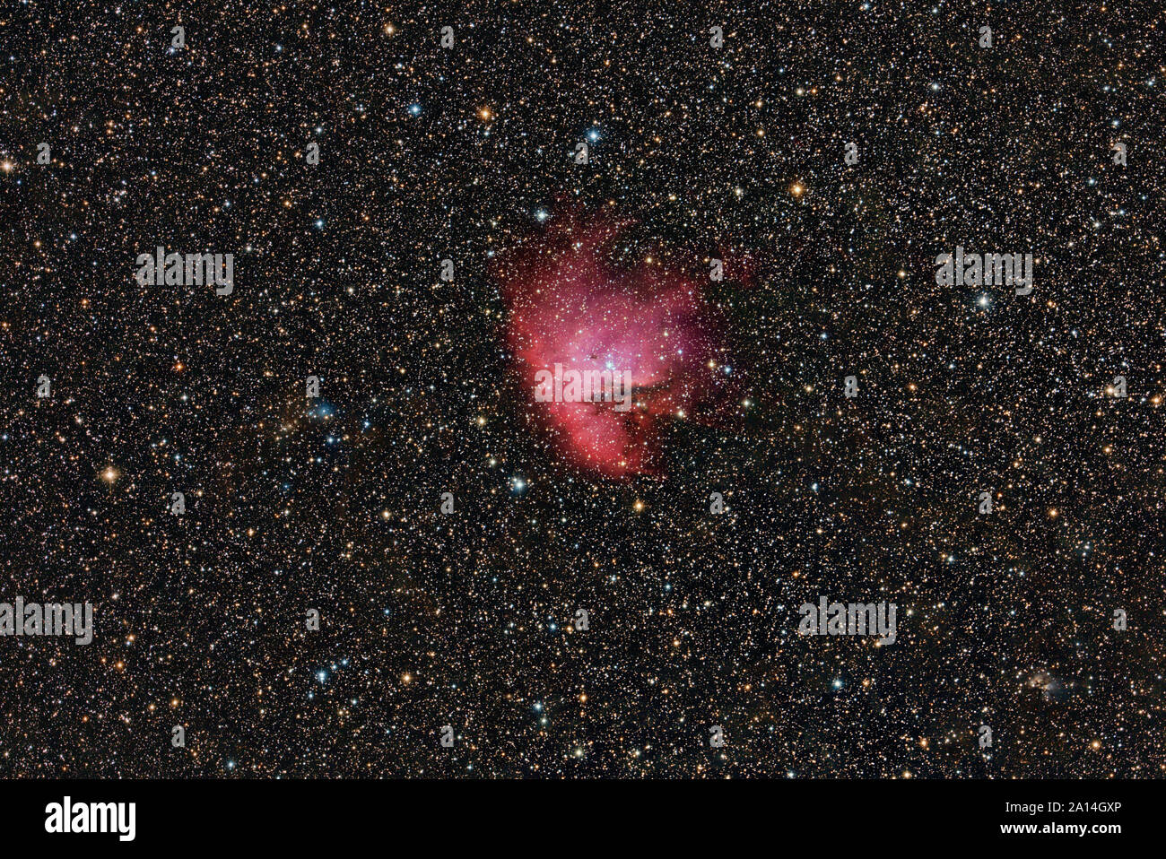 Pacman Nebula, NGC 281. Foto Stock