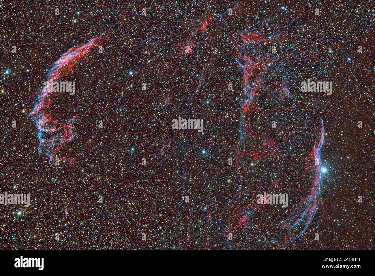 NGC 6992, il velo Nebula Foto Stock