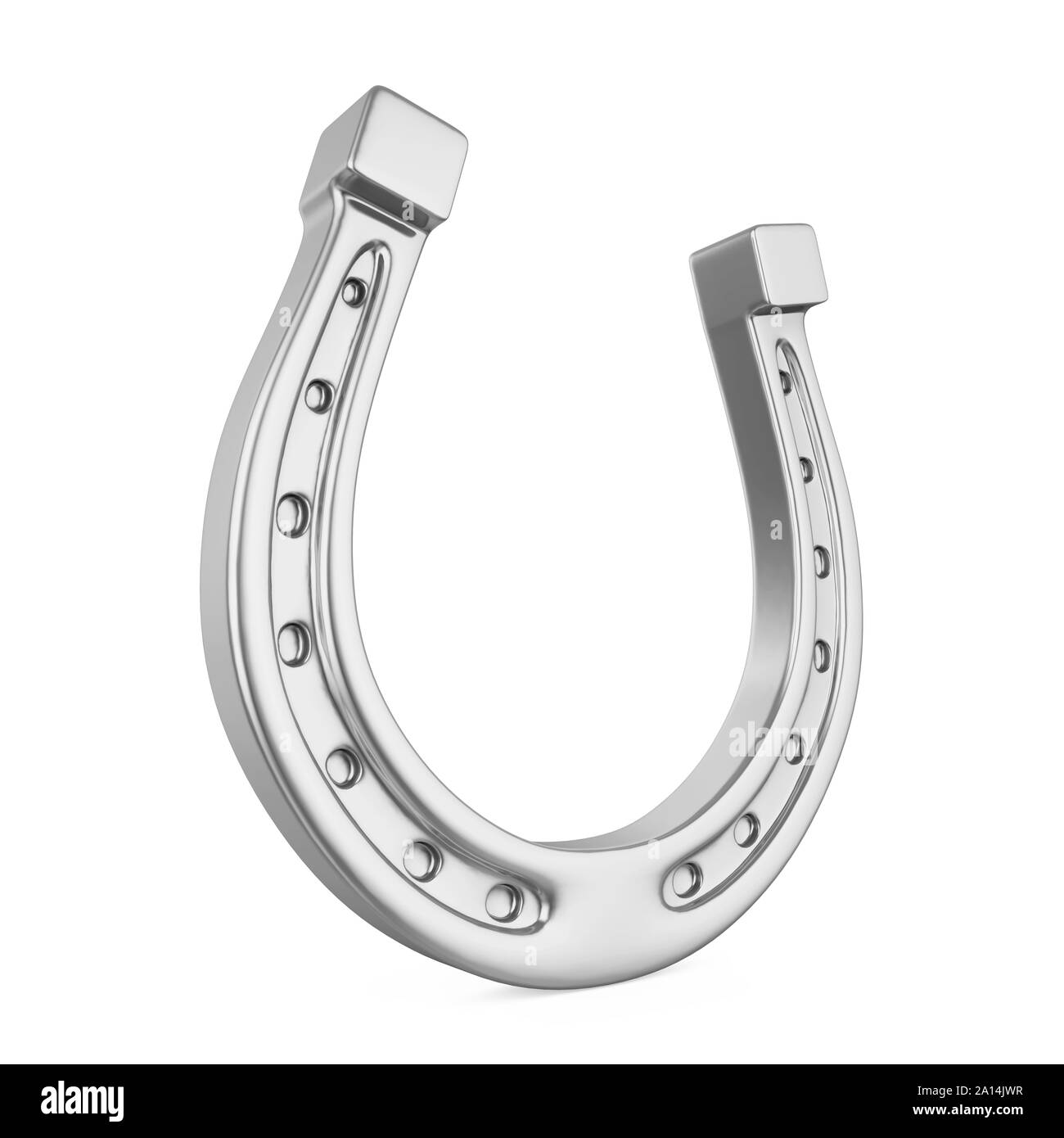 Isolato a ferro di cavallo Foto Stock