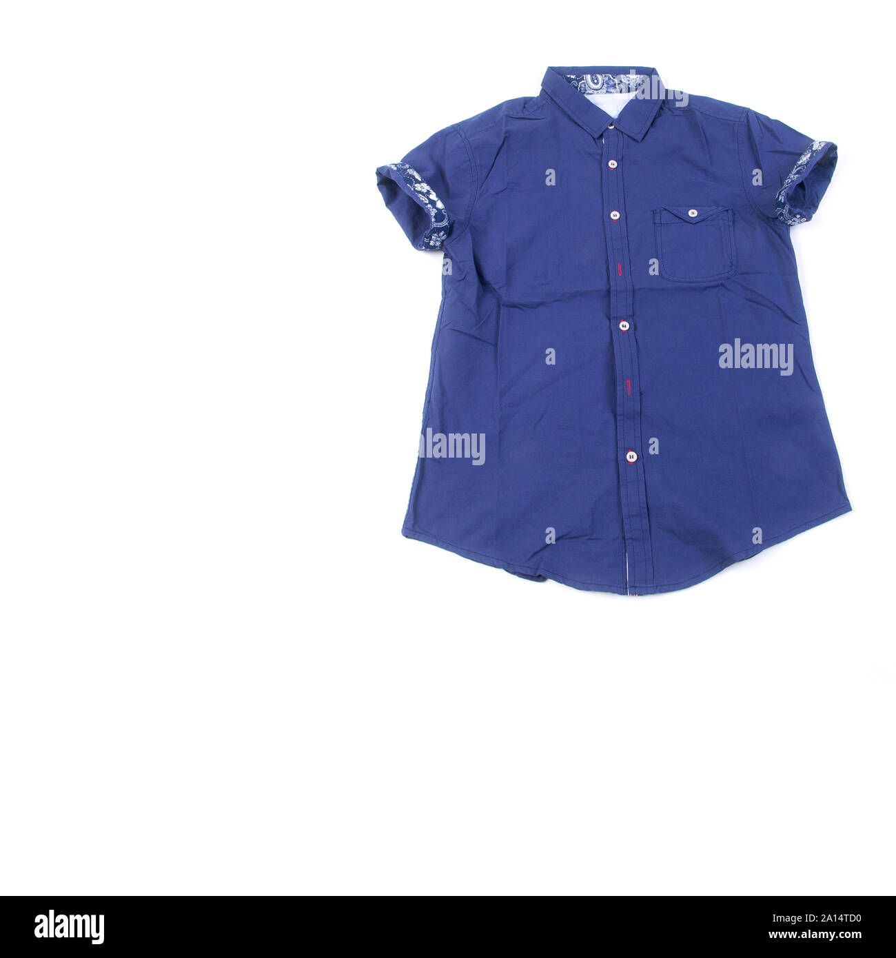 Una camicia o un uomo Dress shirt sullo sfondo Foto Stock