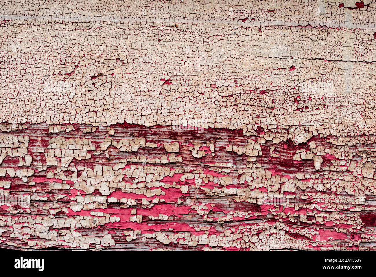 Texture, legno, muro, può essere utilizzato come sfondo. Texture in legno con graffi e urti Foto Stock