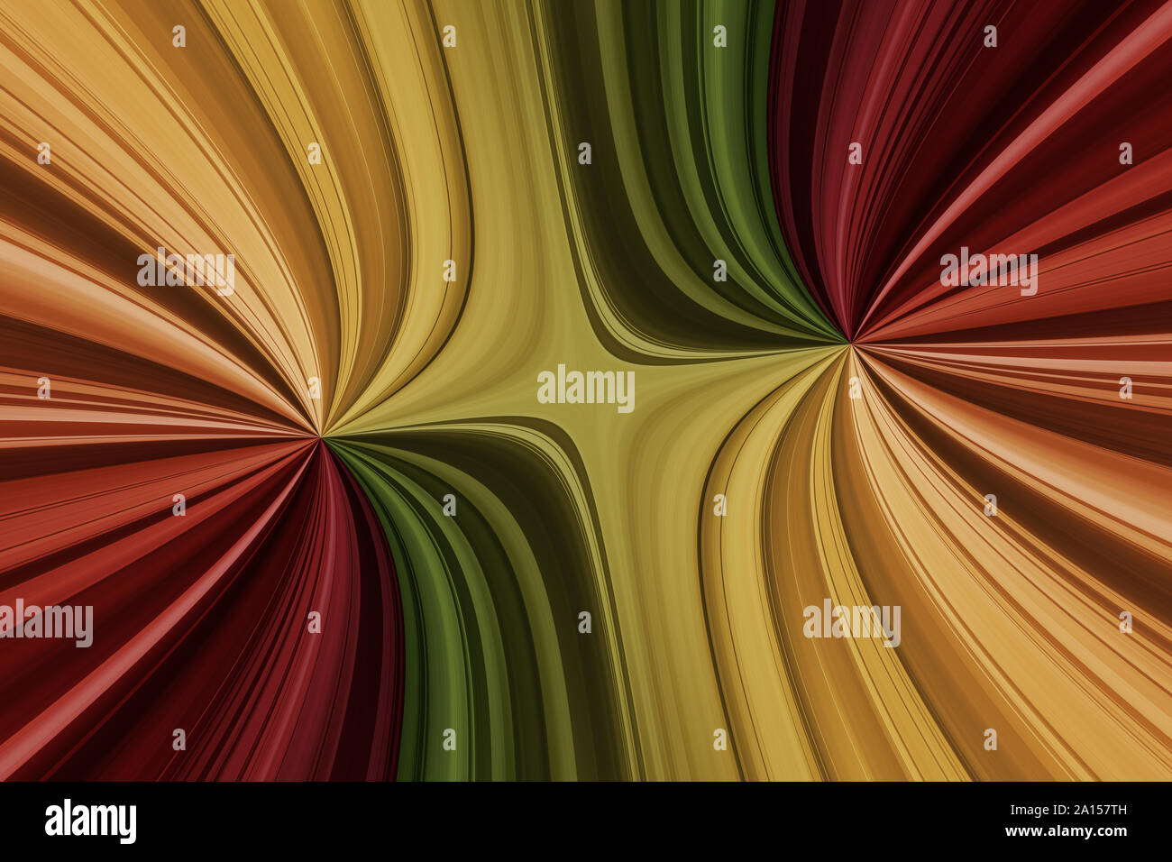Multicolore linee curve, abstract sfondo fantasy con effetto ventilatore Foto Stock