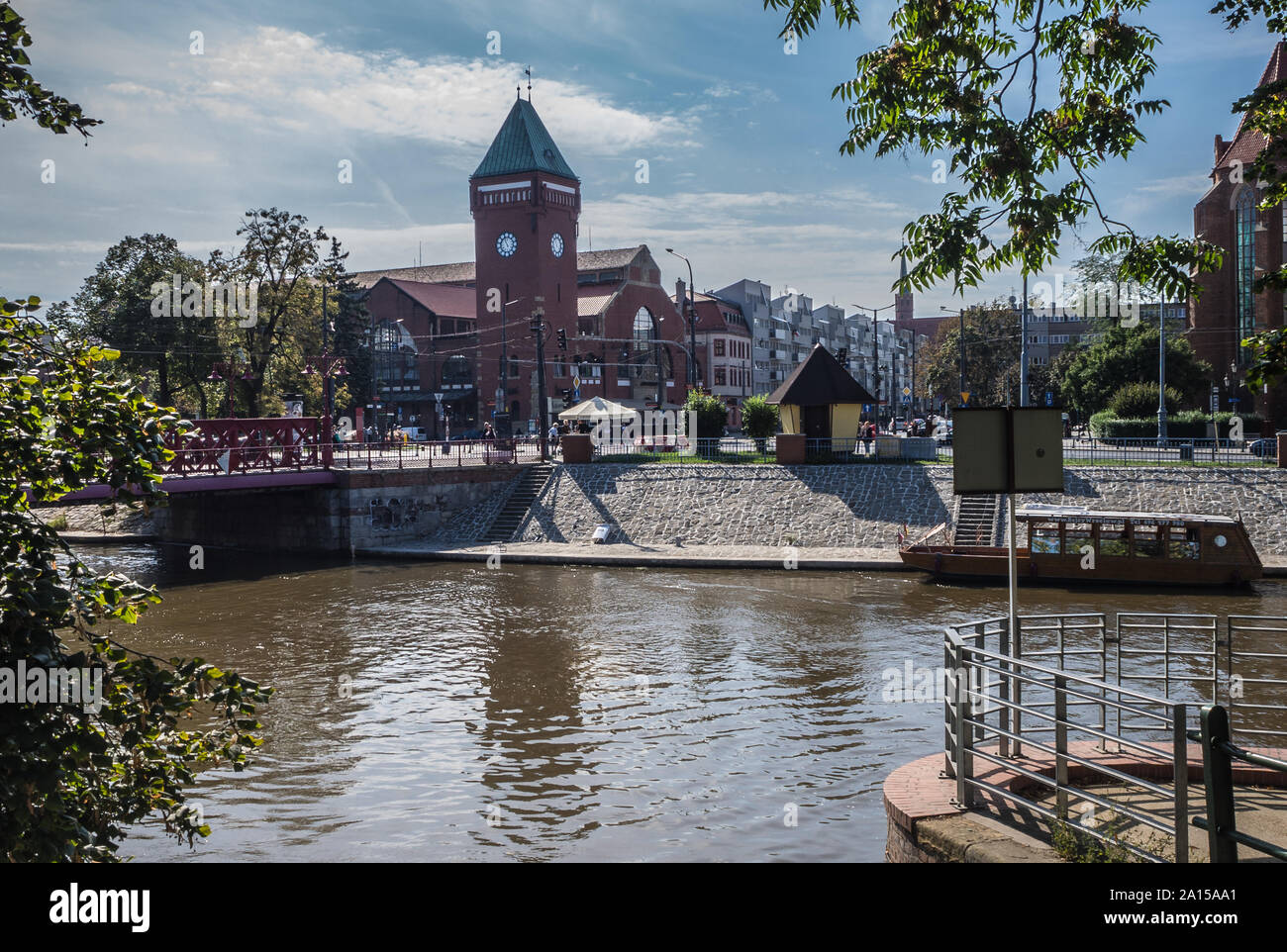 Hala Targowa a Wroclaw in Polonia Foto Stock